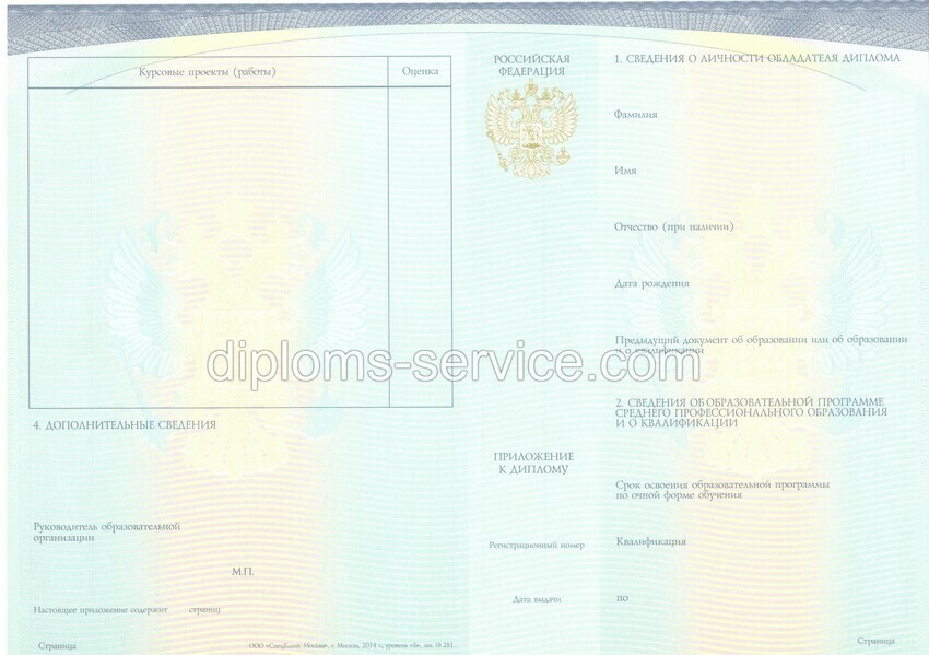 Диплом коллежда 2014-2021 годов-фото3